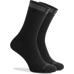 Radsport Winter Fahrradsocken - Herren und Damen - Wasserdicht und Winddicht schwarz|grau 36/39
