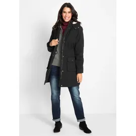 bonprix Parka schwarz 52