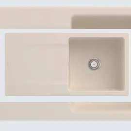 Villeroy & Boch Siluet 1000x510mm ivory + Handbetätigung