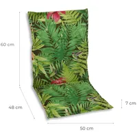 GO-DE Mittellehner-Auflage 108 cm x 50 cm x 7