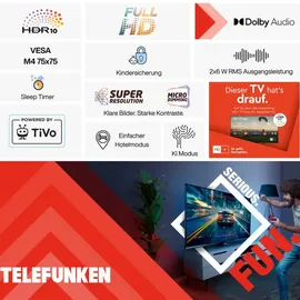 Telefunken XF40TP900S 40'' LED Full HD Smart TV