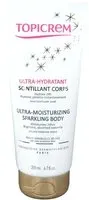 Topicrem Crème Corps Ultra Hydratante Scintillante 200 ml