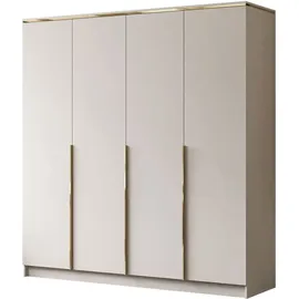 lookway Kleiderschrank AURORA 4D 200 x 213 x 57 cm Beige