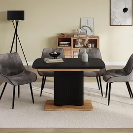 Vicco Fenaro 120 x 77,4 x 80 cm Schwarz/Eiche