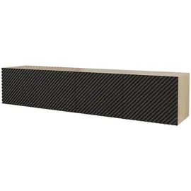 altdecor Zeno Lowboard 200 cm Schwarz Holz