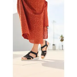 Rieker Keilsandalette Damen Schwarz 37