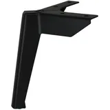 Prima-Online Möbelfuß Möbelfüße Möbelfuß Schrankfuß Sofafuß Metal Füße Schwarz / Chrom 15cm silberfarben