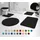 KLEINE WOLKE Relax WC-Deckelbezug 47 x 50 cm schwarz