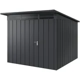 hörmann stauraumsysteme Juno Gerätehaus 2,62 x 2,62 m Anthrazitgrau