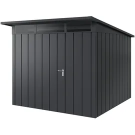 hörmann stauraumsysteme Juno Gerätehaus 2,62 x 2,62 m Anthrazitgrau