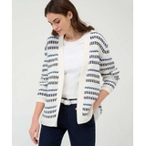 Brax Damen Strickjacke Style ANIQUE Blau, Gr. 38