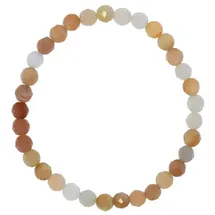 Marco Schreier Armband Mondstein 06 mm Kugeln facettiert Größe onesize