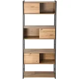 CaliCosy Bücherregal Holzwerkstoff 40 x 196,5 cm braun