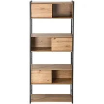 CaliCosy Bücherregal Holzwerkstoff 40 x 196,5 cm braun