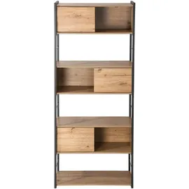 CaliCosy Bücherregal Holzwerkstoff 40 x 196,5 cm braun