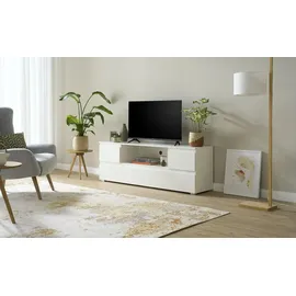 Smart BEN TV-Lowboard 160 x 55 x 40 cm Weiß MDF