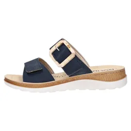 ROHDE Damen Pantolette mit schöner Zierschnalle und Klettverschluss Baviera 1301, Größe:41 EU,