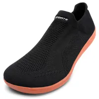 Littleplum Unisex Barfußschuhe Damen Herren Barfussschuhe Barfuß Sneaker Breite Schuhe Walkingschuhe,A Grau Braun 43 EU - 43 EU Weit