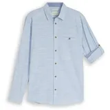 Tom Tailor Langarmhemd Blau L
