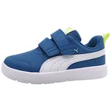 Puma Courtflex V3 V PS Sneaker mit Klettverschluss Kinder 05 - Blue horizon/puma white 32