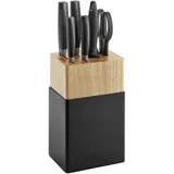Zwilling Now S Messerblockset 7-tlg, Schwarz Küchenmesser Gemüsemesser Fleischmesser Kochmesser