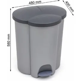 Curver Dreifach-Treteimer 40 l
