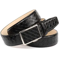 Ledergürtel ANTHONI CROWN, Damen, Gr. 115, schwarz, Rindsleder, casual, Gürtel, Automatik Schließe
