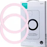 Joyroom Metall-Magnetringe Set pink 2 Stück