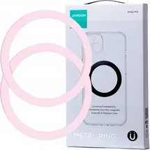 Joyroom Metall-Magnetringe Set pink 2 Stück