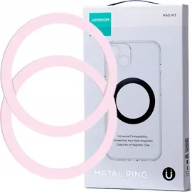 Joyroom Metall-Magnetringe Set pink 2 Stück