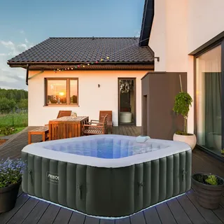 Arebos Whirlpool 185 x 185 cm
