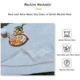 Picknickdecke - Picknickkorb - Picknickdecke Für Drinnen Und Draußen - Tragbar Und Faltbar - Große Matte, Ideal Für Strand, Camping, Wandern, Rasen Und Parks - 180 × 180 Cm (hellblau)