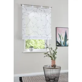 OTTO home Raffrollo OTTO HOME "Fulda" Gr. 2, grau, B:60cm H:140cm, Obermaterial: 100% Polyester, Raffrollos, Transparent, Voile, Polyester
