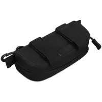 HUNTVP Brillenetui Hardcase Molle Brillen Etui Groß Brillenhülle,Schwarz
