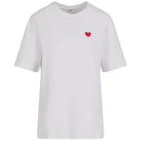 miss tee Heart Shape EMB | Weiß - 3XL