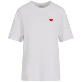 miss tee Heart Shape EMB | Weiß - 3XL
