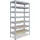 shelfplaza Schwerlastregal Metall 200x90x40 cm Silber 7 Böden