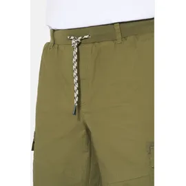 Jan Vanderstorm Cargobermudas JAN VANDERSTORM "Cargobermuda ASKJELL", Herren, Gr. 60, N-Gr, grün (oliv), Obermaterial: 98% Polyester COOLMAX PES(Coolmax). 2% Elasthan EL., Hosen