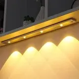 Led-schrankleuchte, Led-schrankleuchte Mit Bewegungsmelder, Küchenschrankleuchte Mit Sensor, Nachtlicht Für Kleiderschrank, Garderobe, Treppenhaus, Badezimmer, 40 Cm