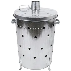 XL Feuertonne verzinkt 75L Verbrennungtonne