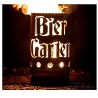 Feuertonne Biergarten Feuerstelle Feuersäule Feuerschale Grillfeuer