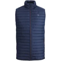 JACK & JONES JJEMULTI BODYWARMER COLLAR NOOS Blau M