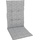 GO-DE Hochlehner-Auflage 118 cm x 48 cm x 5 cm, hellgrau
