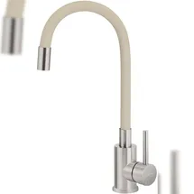 Deante LUNO Küchenarmatur mit flexiblen Hahn Beige