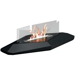 Tecno Air System - Boston - Tisch-Biokamin - Schwarz