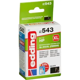 edding 543 kompatibel zu HP 302XL schwarz