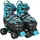 Byox Inliner 2 in 1 Double blau Rollschuhe, PU-Rollen, ABEC-5 Lager, verstellbar M (Gr. 34-38)