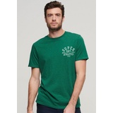 Superdry T-Shirt »ATHLETIC COLLEGE GRAPHIC TEE«, Gr. L, dark forest, , 81568456-L