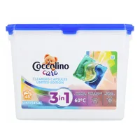 KomfortHome Coccolino 45 Discs 3in1 Vollwaschmittel Colorwaschmittel (45 Stück) beige