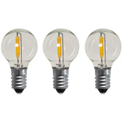 LED Universal Ersatzlampen 3er Set E10 23-55V 1900K 14lm 0,4W untra warmweiß